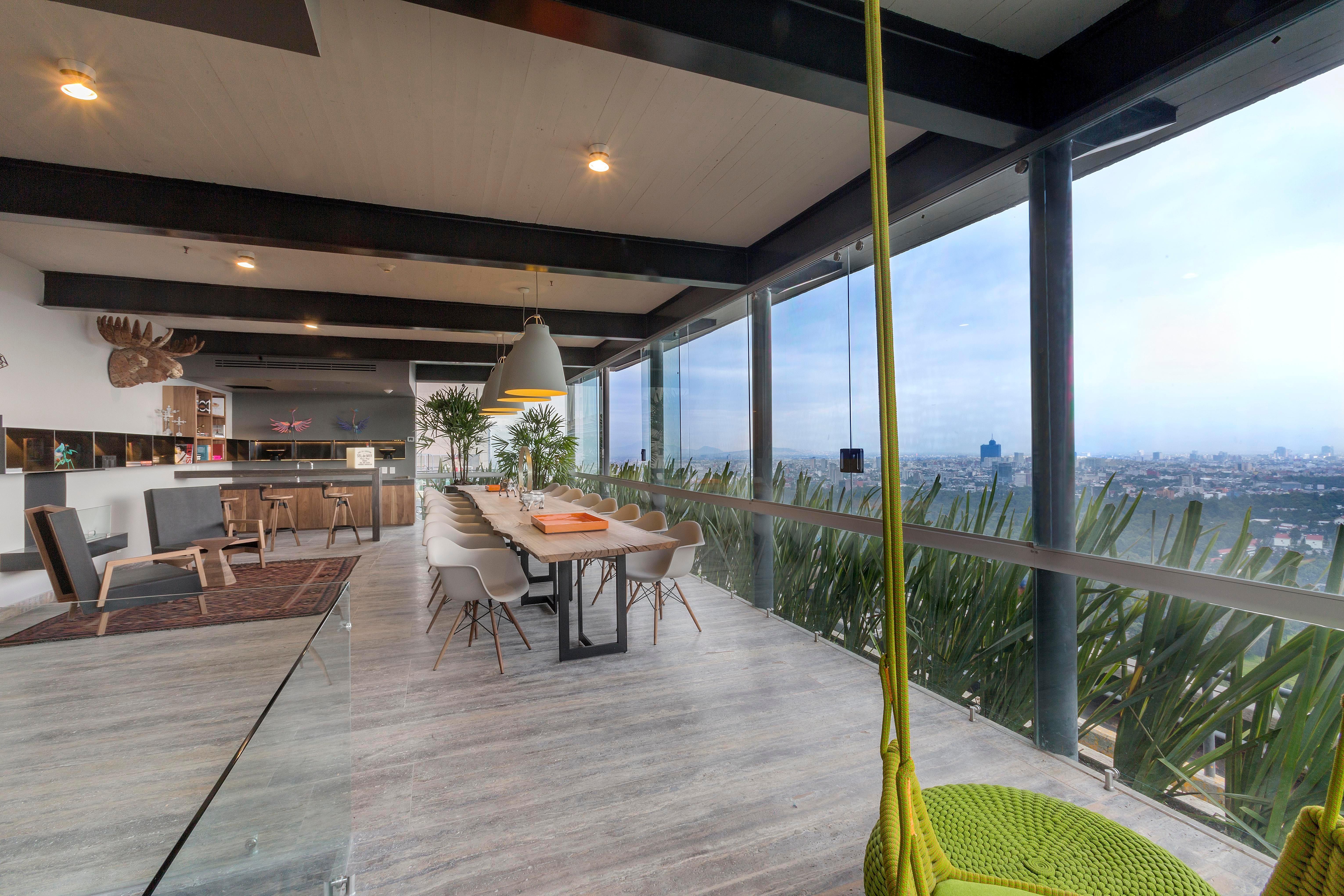 Presidente Intercontinental Mexico City By Ihg Eksteriør bilde Skyline Penthouse
